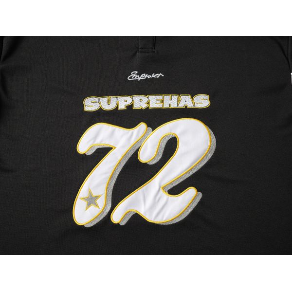 Support Custom Embroidery Digital Pattern Oversized Sports Short-sleeved for Shirt Made 100% Polyester Fiber Breathable Quick