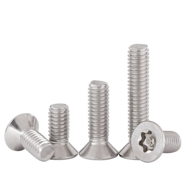 Customized GB2674 Stainless Steel Torx Countersunk Flat Head Screws With Stud M4 Passivated Measurement System Inch