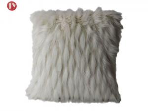 China decorative luxury soft fluffy faux fur throw pillow covers 18inch*18inch,mongolian style cushion case for couch,bed,sofa on sale