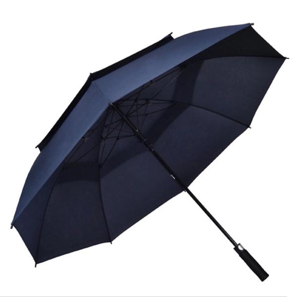 62 Inch 68 Extra Large Oversize Double Vented Umbrella , Windproof Golf Umbrellas