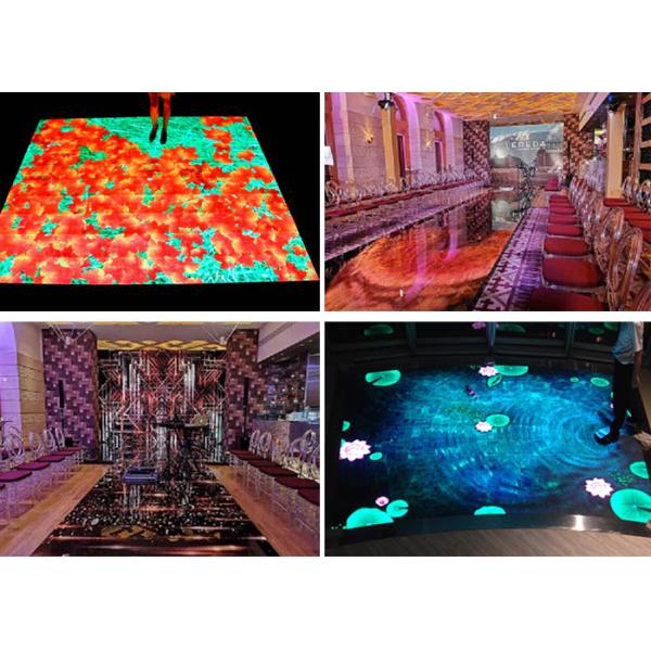 Dance Floor Indoor Fixed LED Display 1.8 Tons Bearing Capability For Events / Party