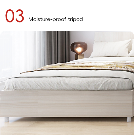 Support customization Modern Functional Student Bed With Desk For Apartment Furniture