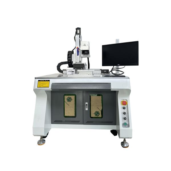 Three Axis Pulse Laser Marking Machine Micro Welding Machine For Aluminum Chrome Niobium Gold Silver