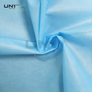China 100% PP Polypropylene Non Woven Fabric Interlining Laminated PE Film for Isolation Gowns Chinese Hot-selling on sale