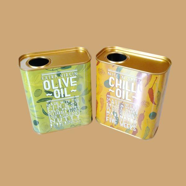2 Colors Coffee Tin Cans ISO9001 680g Empty Tin Containers