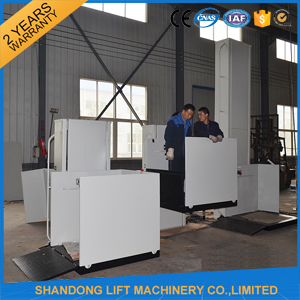 Hydraulic Vertical Wheelchair Platform Lift Elevator For Disabled People CE