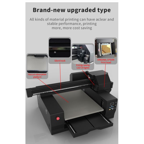 KECAI 6090 Digital 3D Printing on Glass Ceramic Tile Acrylic UV Flatbed Printer