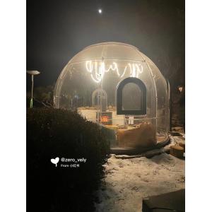 Buy cheap UV Resistance Clear Bubble Tents Green Diameter 3.5m Outdoor Bubble Dome from wholesalers