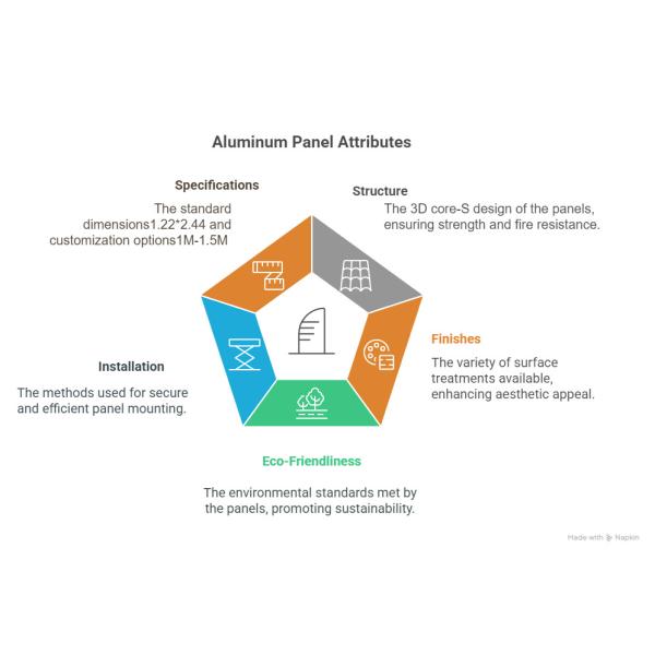 Customizable Security Aluminum 3D Panels Eco-Conscious A2  2.0mm for Building Interior & Exterior Aesthetic Appeal