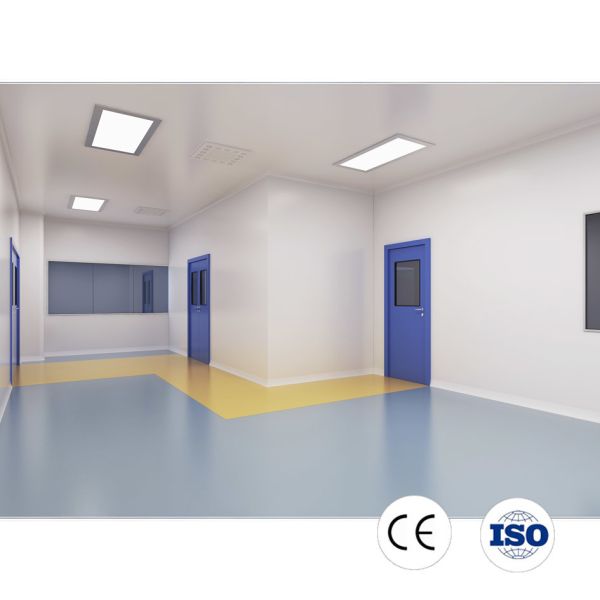 Sustainable Industrial Cleanroom Project with Recyclable Aluminum Framework for High-Tech Research