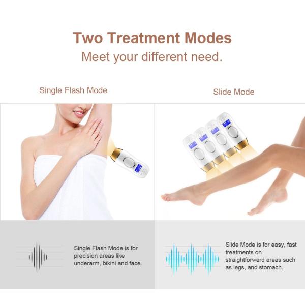Portable IPL Laser Hair Removal Device 510-1200nm Wavelength 110V-220V
