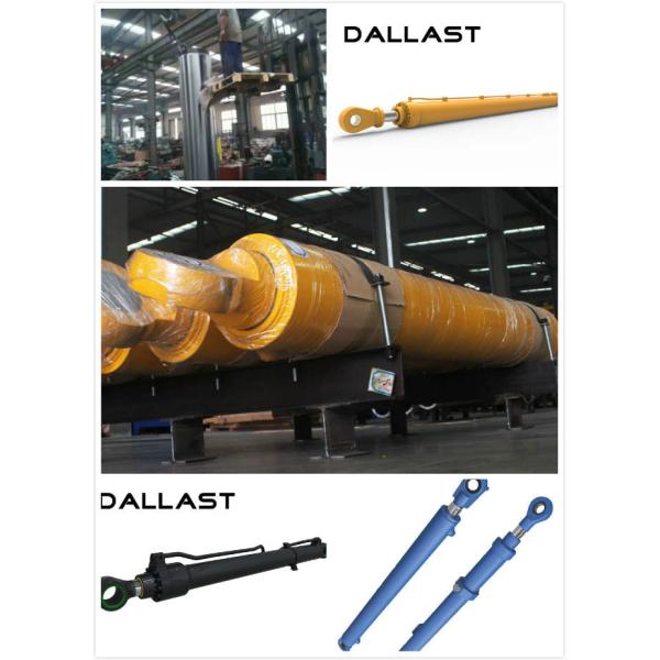 Industrial Flange Hydraulic Cylinder , High Pressure Hydraulic Cylinder