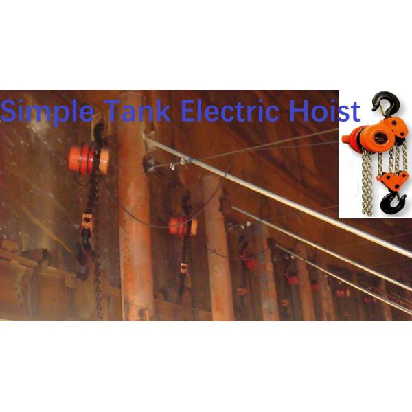 Traditional Tank Lifting Construction Electric Hoist With Chain Stainless Steel