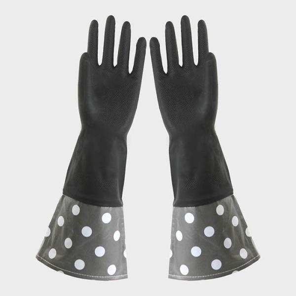 Practical And Beautiful Extra Long Sleeve Rubber Gloves With Uniq Design
