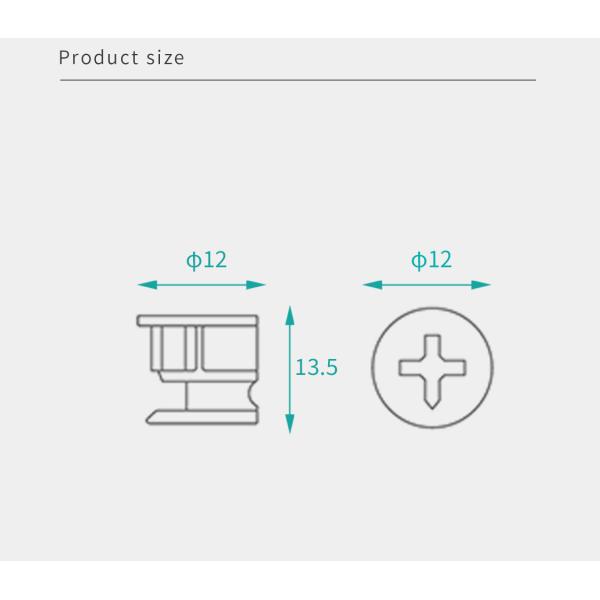 High Strength Locking Nuts Furniture Eccentric Wheel Nut Adjustable Bed Frame Attachment