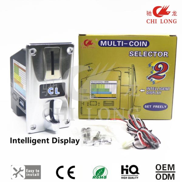 Automatic Set Multi Coin Acceptor Machine With Self Testing Alarm