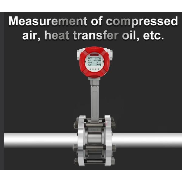 DN15-DN1000 Vortex Flow Meter Karman Principle Gas Liquid Steam Sensor