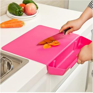 Buy cheap Detachable Custom Plastic Cutting Boards Household With Vegetable Basket product