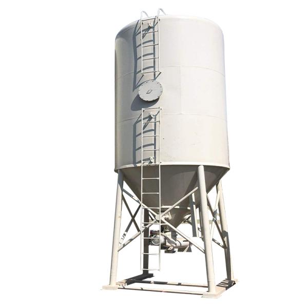 100 Tonnes Cement Storage Tank 80 Ton Concrete Plant Silo White Blue