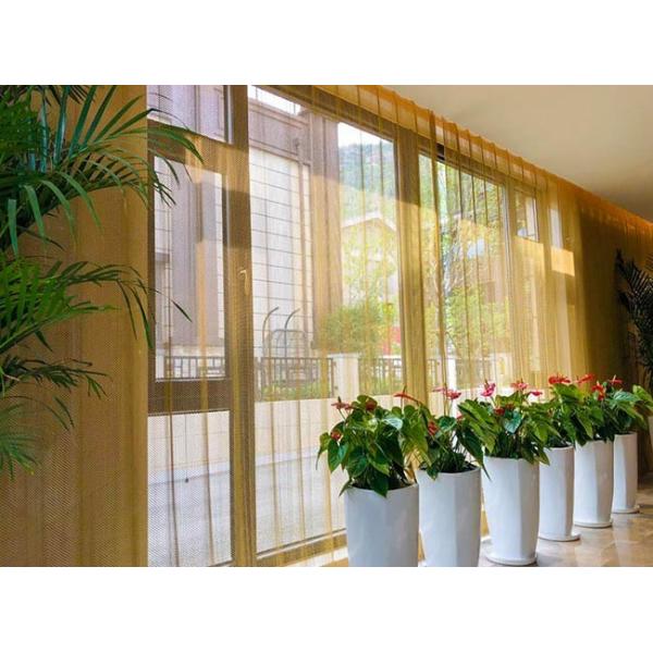 Metal Coil Curtain, Coil Drapery Curtain Ideal Indoor Decorative Mesh For Your Home And Hotel