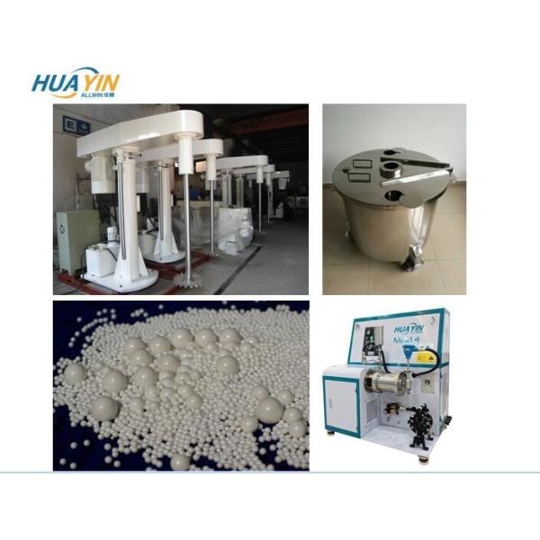 Large Flow 55kw Liquid-Particle Mixing Sand Mill Machine 30L Horizontal Bead Mill