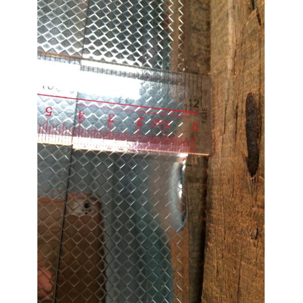 Grade 316 Stainless Steel Sheet Chequer Metal 5WL 6WL Pattern Finish For Large Cladding Wall