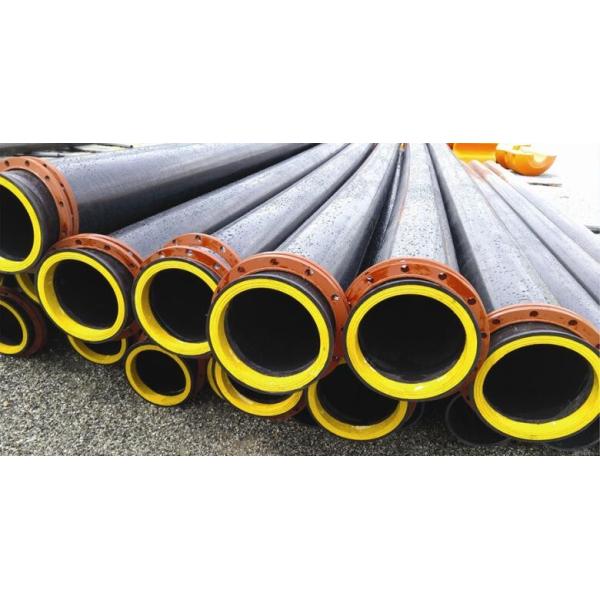 qualified high corrosion resistance hdpe flared pipes for sand transporation