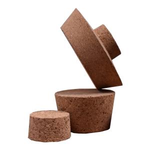 Buy cheap Yuelin Agglomerated Tapered Cork Lid With Holding Knob Glass Canister FDA product