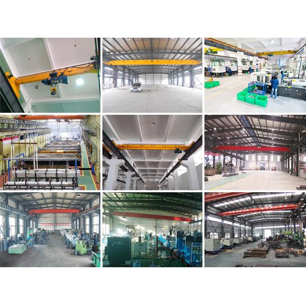 Yuantai 10 ton Remote Control Electric Single Girder Overhead Bridge Crane for Sale