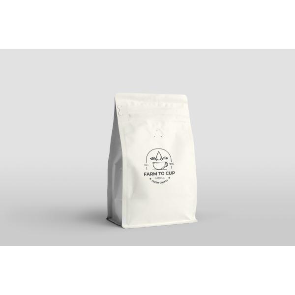 Customized 140 Microns Flat Bottom Bag With Pocket Zipper