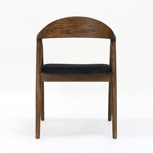 Home Furniture General Solid Wood Dining Chair with Customization in Walnut/Natural/Black at Reasonable