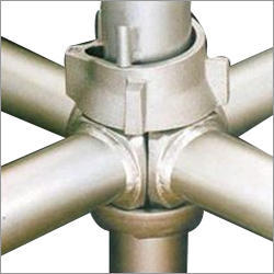Galvanized Q235 material Cuplock Scaffolding System Forged top cup / pressed bottom