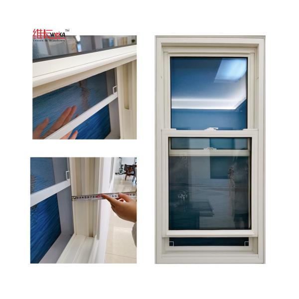 Direct Double Hung Windows for White or Customized Insect and Mosquito Prevention