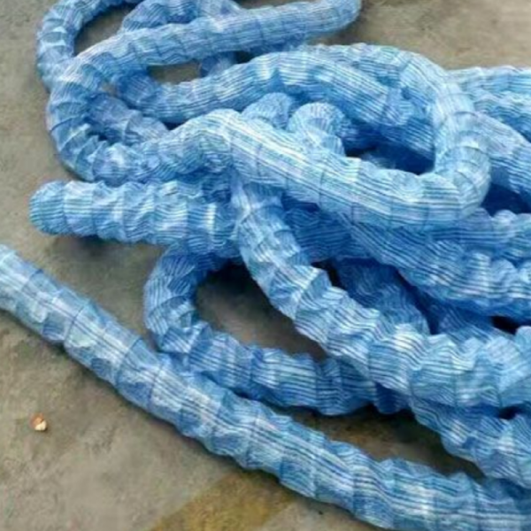 PP Fiber Flexible Permeable Pipe High Compression Drainage Hose For Soft Soil Foundation