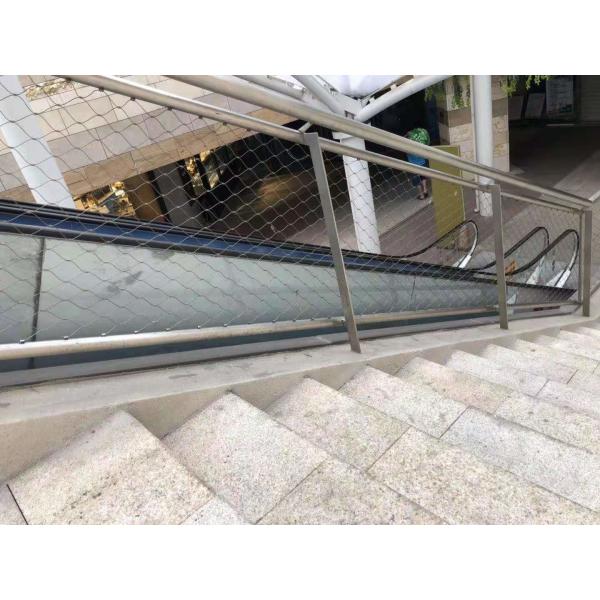 316 Rope Net Fence 50*50mm Opening Stainless Steel Cable Mesh