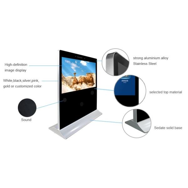 New Type 65 Inch Floor Stand LCD Touch Screen Android 4.4 Advertising Display Kiosk