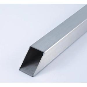 Practical Brushed Square SS Pipe , Rustproof SS Rectangular Tube