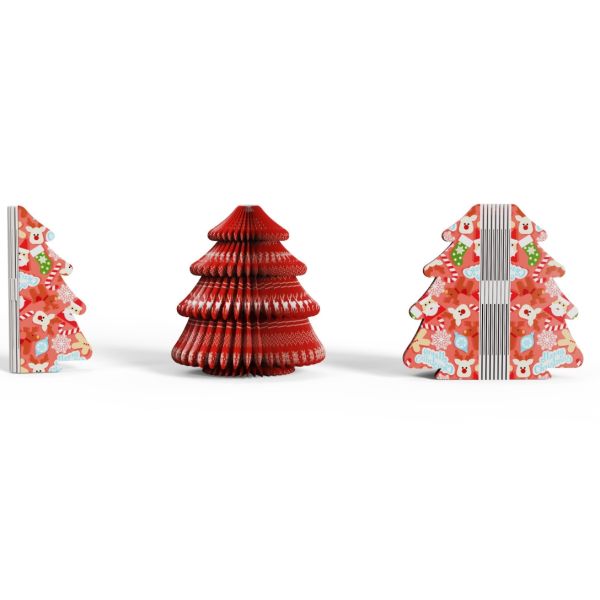 Folding Table tree Christmas Paper Lamp Atmosphere Lights Holiday Presents