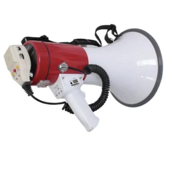 8 - 10 Hours Rechargeable Megaphone Speaker Handheld Megaphone Bullhorn For Sports Coaching