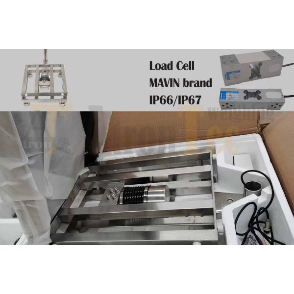 Large LCD Display 304 Stainless Steel Weighing Scale Indicator 500mmX600mm