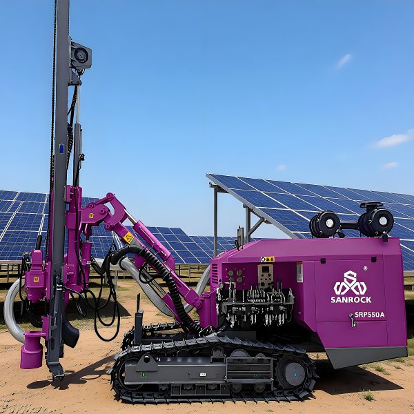 Diesel Pile Driver Urban Development Engineering Drilling Rig Ground Screw Pile Drilling Machine