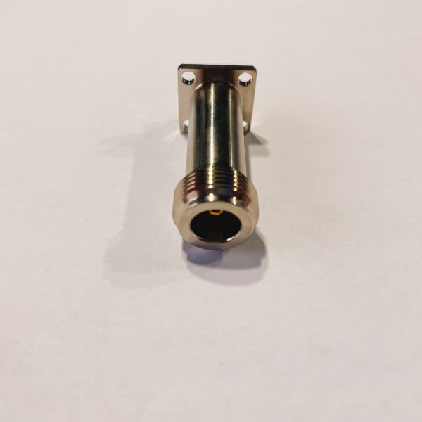 Nickel Plated Brass Female N Type Crimp Connector for LMR 400 Coaxial Cables - RF N Connector