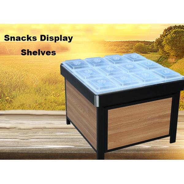 Supermarket Food Store Shelving Candy Display Units OEM / ODM Acceptable