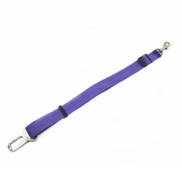 Colorful Adjustable Car Dog Leash Customized Pet Seat Belt Leash