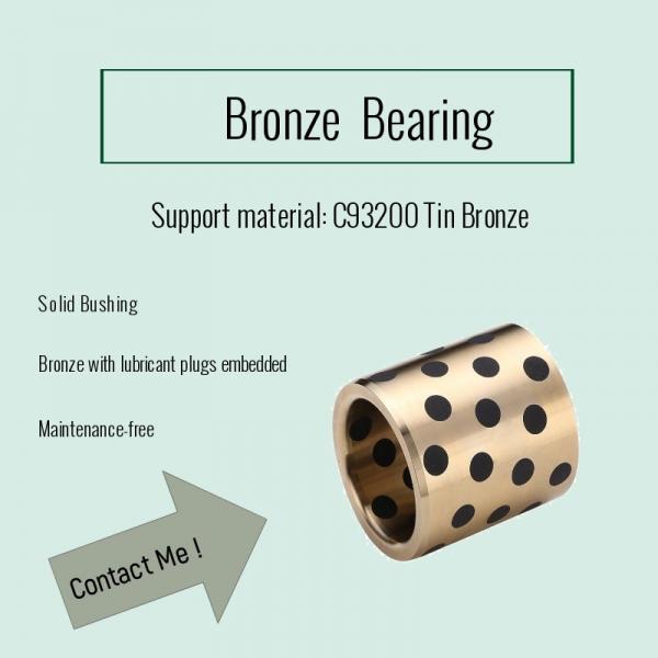 Quality CuAl10Ni C95500 Bronze Bearings One-Stop， graphite plugged, china supplier for sale