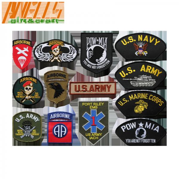 Squeezer Twill Washable Embroidered Patch Heat Cut Border 7C For Hat