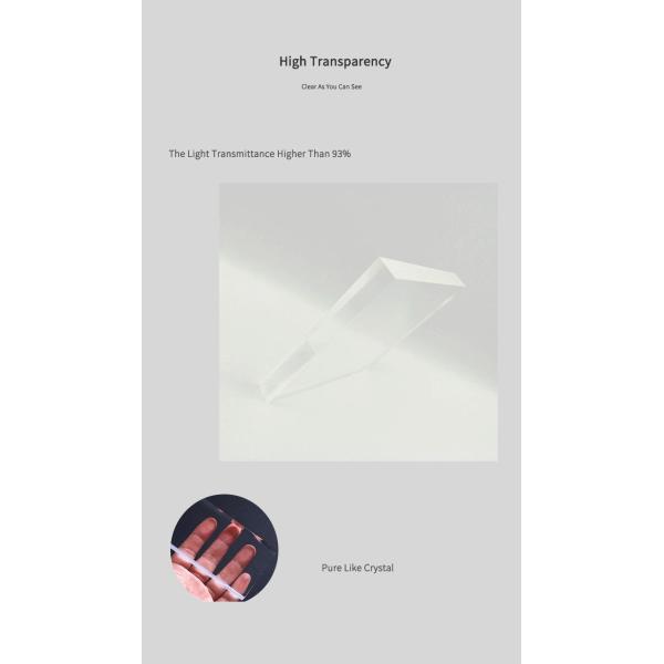 Optical-Grade Cast Acrylic Sheet 100% Virgin Mitsubishi MMA High Clarity 92% Custom size