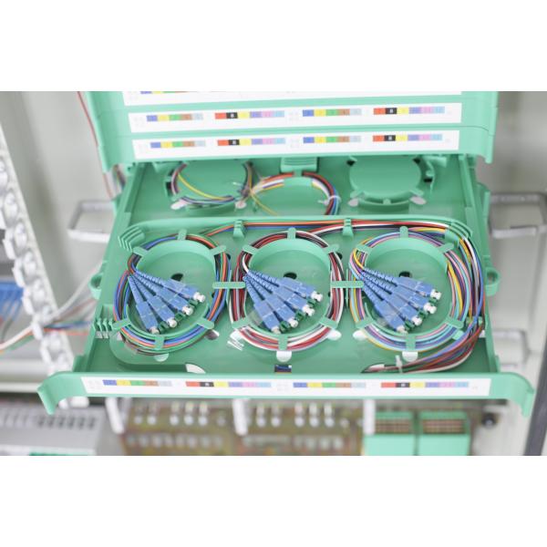 288 Core Steel Outdoor Fiber Distribution Cabinet With The Cassete Splitter