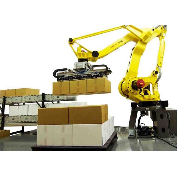 Automatic Carton Robot Palletising System For Industry Food Chemistry Stacking