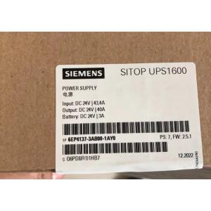 Buy cheap 24V Uninterruptible SIEMENS SIMATIC Power Supply 6EP4137-3AB00-1AY0 SITOP UPS1600 40 A USB product